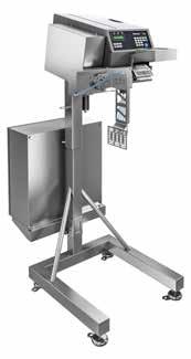 Flexibelt system En enkel och flexibel design gör det enkelt att integrera applikatorsystemet i befintliga produktionslinjer, där det kan monteras på linje med eller vinkelrätt på