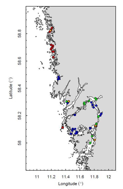 Mussel and oyster harvesting 2014-2016 2014 2015 2016 Blue mussels Flat oystersmussels