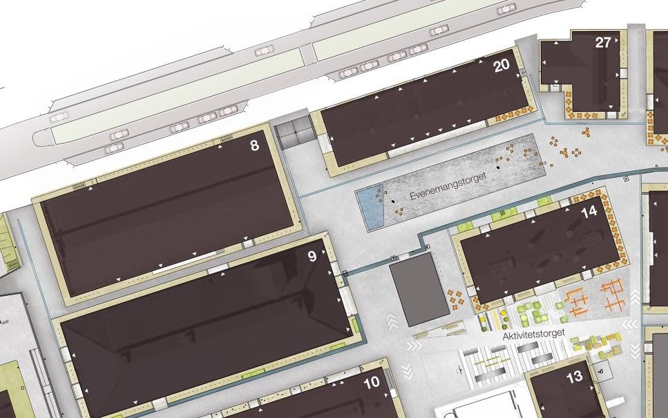 samtidigt som den intilliggande skolan (inom detaljplanen för Gasverket Västra) i syfte att ge barnen en säkrare väg till skolan. För större delen av planområdet finns ingen gällande detaljplan.