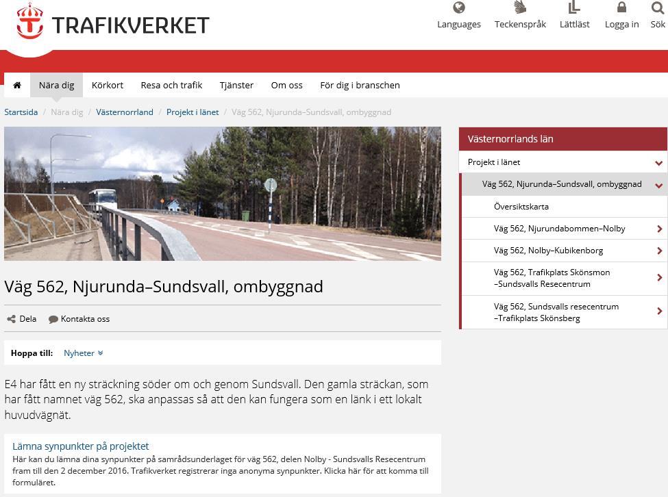 Mer information www.trafikverket.