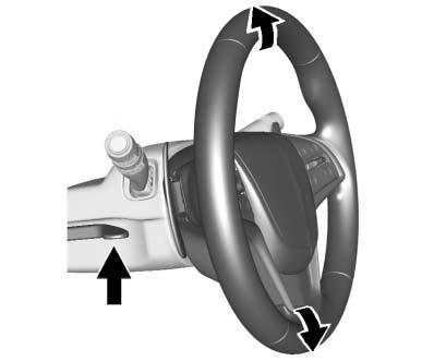 Reglage Rattinställning I höjd- och längdled motorreglerad ratt INSTRUMENT OCH REGLAGE 113 Rattreglage Infotainmentsystemet kan regleras med hjälp av rattreglagen.