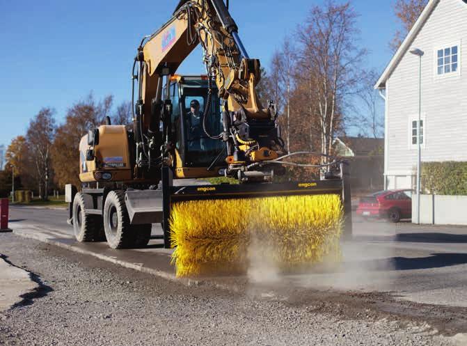 På vintern finner ni områden som t ex övergångsställen, gångbanor, spårväxlar, bod och containertak, altantak, m m som normalt kräver manuell skottning för hand.