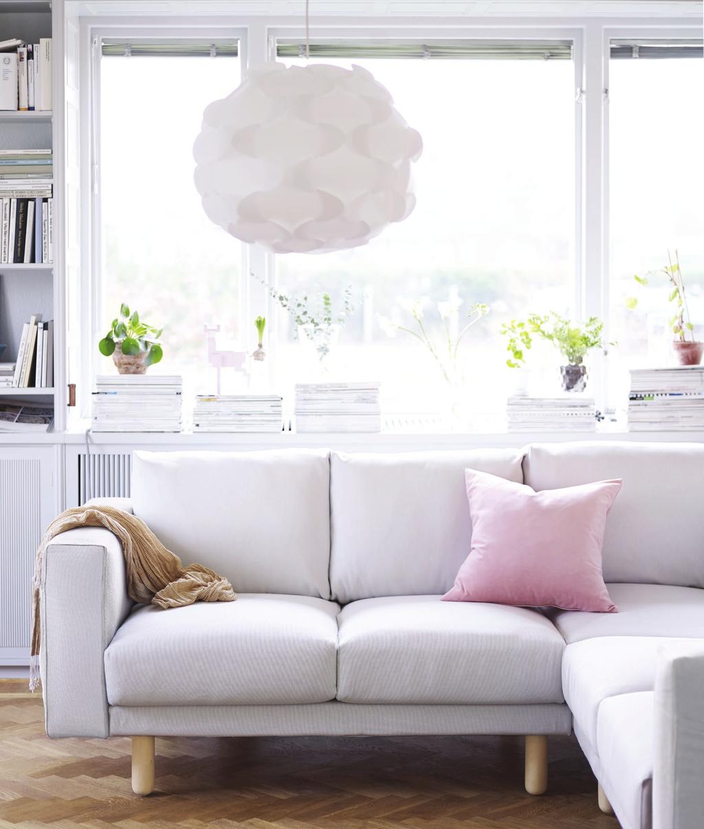 IKEA PRESSMATERIAL / AUGUSTI 2015 / 8 PH124317 NORSBORG SERIE Den nya soffan NORSBORG är den perfekta familjesoffan. Den är både bekväm och praktisk och finns i många former, stilar och storlekar.