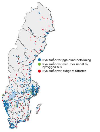 NYA SMÅORTER FÖDS DÄR STÄDER TRIVS Källa: