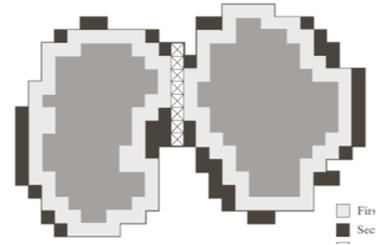 c) 3:e diltion 55  