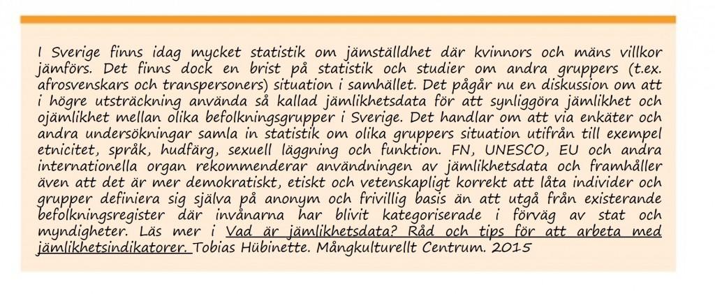 Kan statistiken förstärka idéer om att kvinnor och män är olika? Kan statistiken göra att vi upptäcker problem som vi inte sett tidigare?