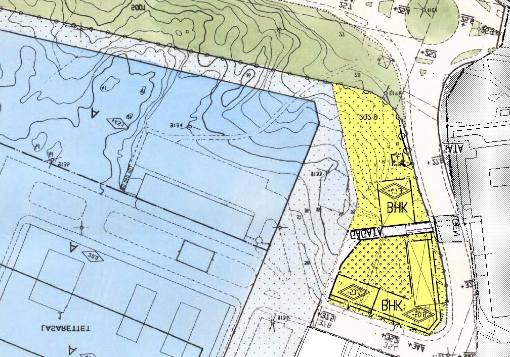 Planbeskrivning Sicklaön 202:9 trafiklösning och att säkerställa ett område öster om Ektorp centrum som allmän plats naturmark.