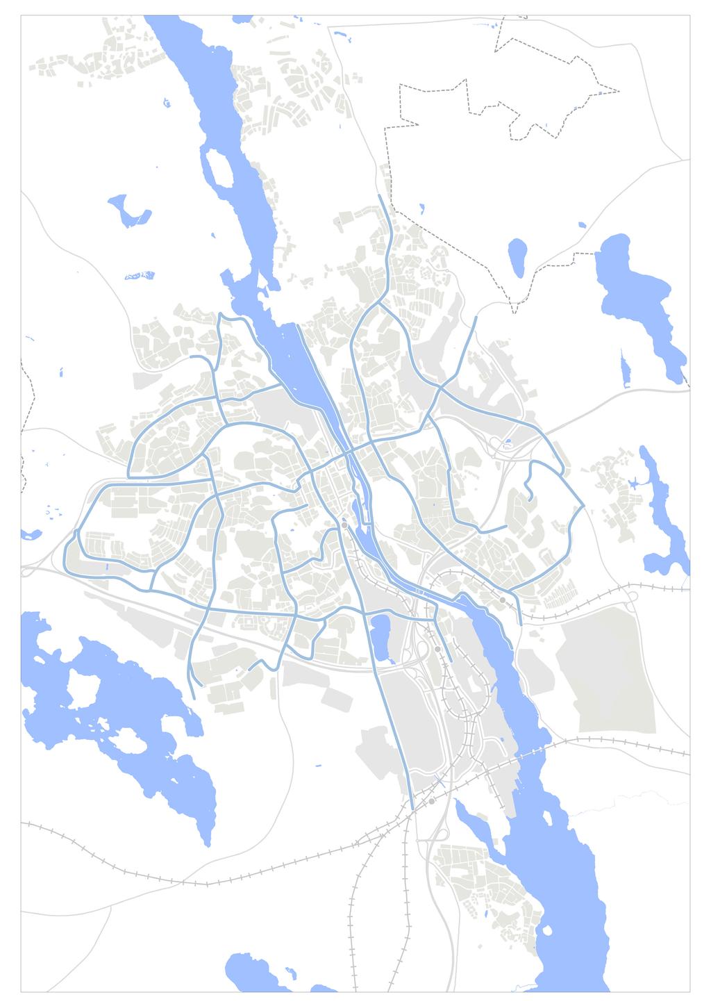 Utbyggnadsstrategier Utbyggnadsstrategierna i detta stycke visar var förtätning särskilt ska prioriteras och hur det ska ske för att styra bebyggelseutvecklingen i riktning åt kommunens mål för