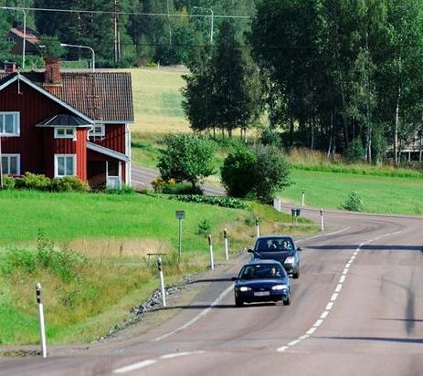 (nationell plan) Låg vägstandard