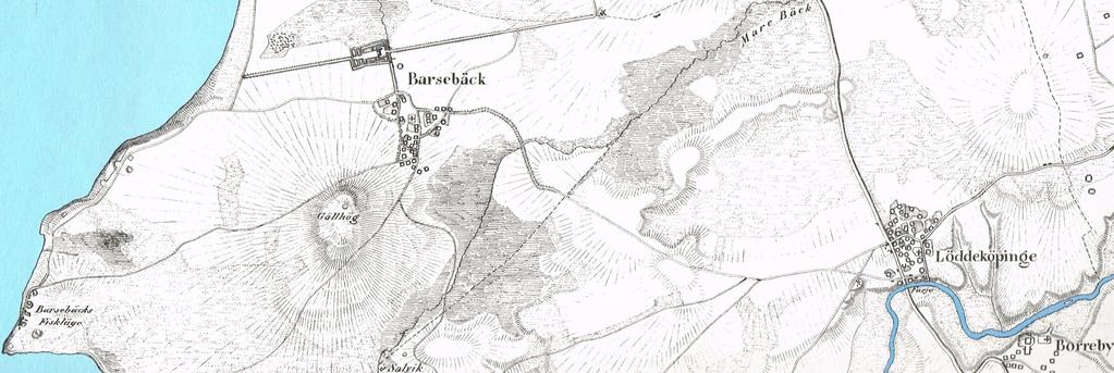 Fornlämning 71:2 är belägen i den södra delen av Löddeköpinge en dryg halv kilometer väster om Lödde å. Området för bullervallen utgörs av en flack höjd.