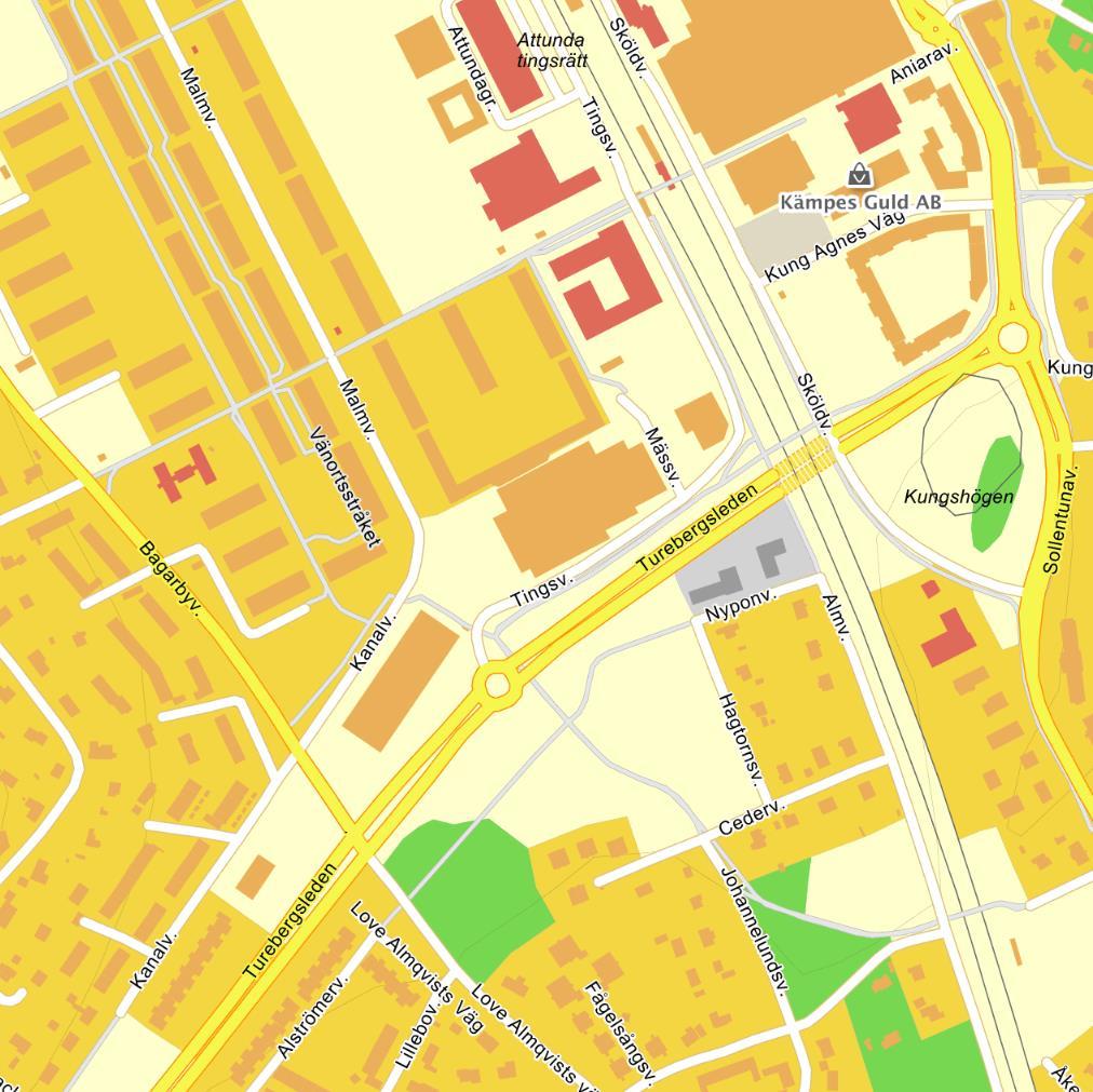 Sida 6 (26) Inom planområdet finns idag befintliga byggnader som avses att rivas,