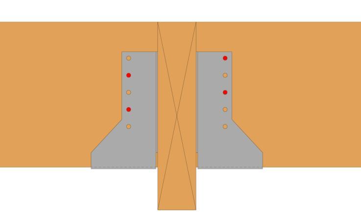 Fig.5 Framsida Tak Vid skarvning