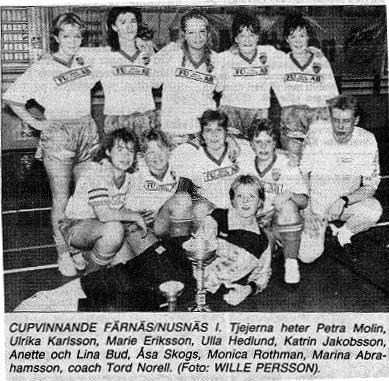 Postens Damcup 1988.
