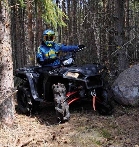 provkörning polaris sportsman Xp 1000 Även svängradien är god och servot fungerar mycket bra oavsett vilken hastighet man håller.