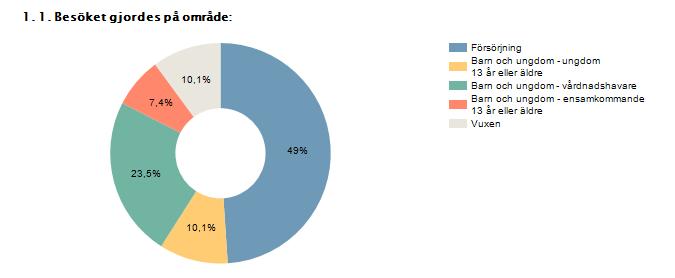 Försörjning 49% 73 Barn och ungdom - ungdom 13 år eller äldre 10,1% 15 Barn och ungdom -