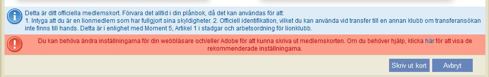 medlemmar kan skrivas ut.