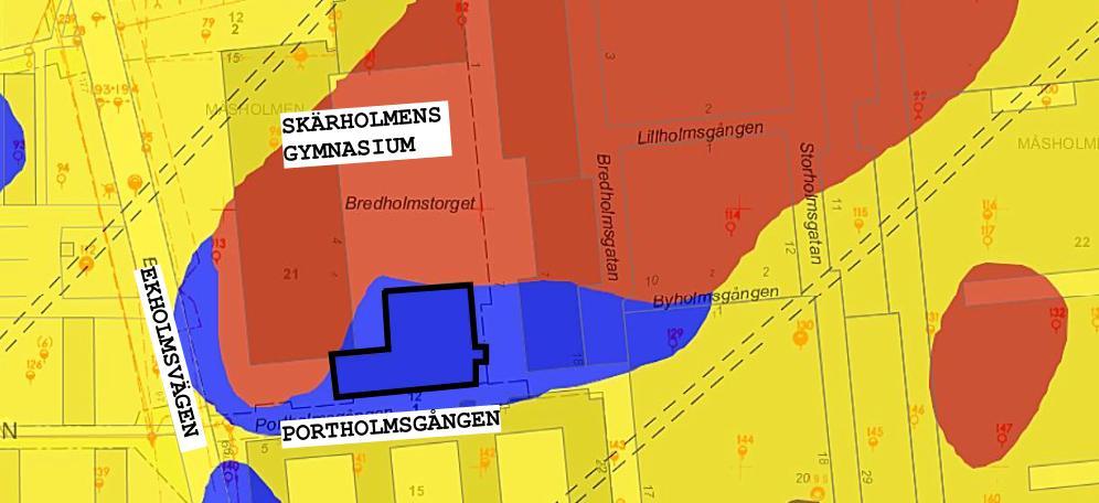 3 Befintliga förhållanden 3.1 Byggnadsgeologiska kartan Stockholm Stad.