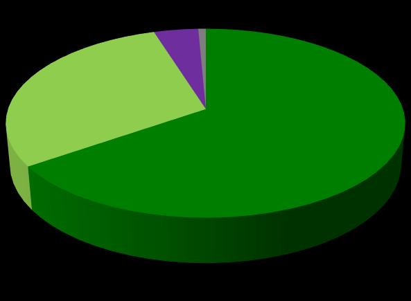 Nedan ges en bild över fördelningen av bränslemixen för 2017.