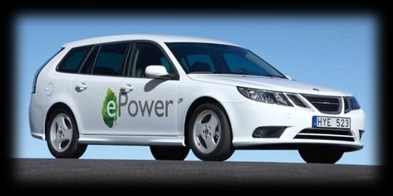 Saab 9-3 el Batterikapacitet Saab 9-3 epower El 18 g/km 5 g/km 75 g/km 1,8 kwh/mil 35,5 kwh 20 mil 184 hk Motsvarande 5 stjärnor