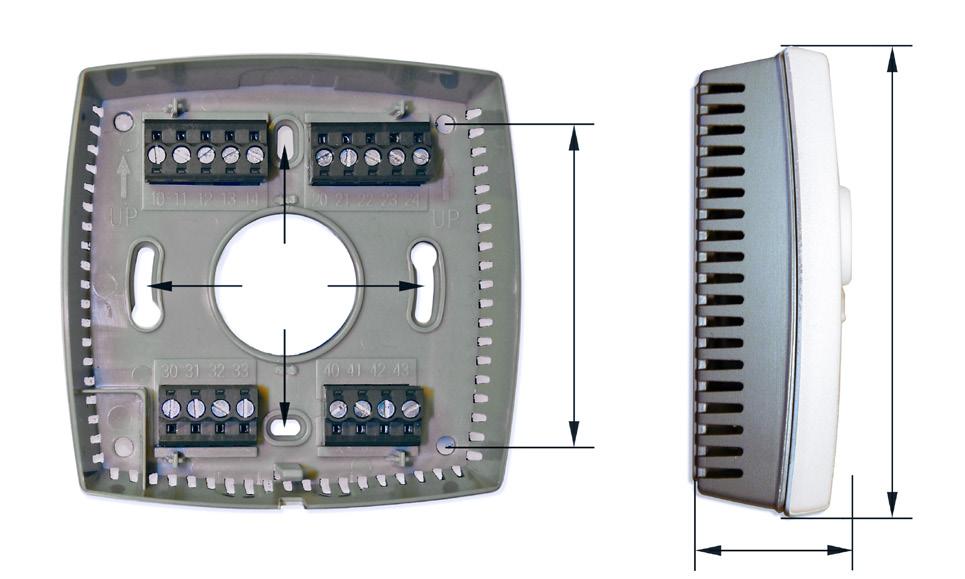 Inkoppling Plint Beteckning Funktion 10 G Matningsspänning 24 V AC 11 G0 Matningsspänning 0 V 12 DO1 Utgång för forcerad ventilation 13-14 Ingen funktion 20 GDO 24 V AC ut gemensam för DO 21 G0 0 V