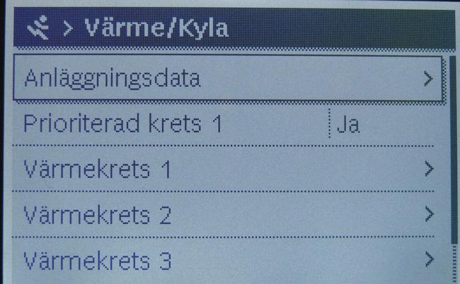 Om varmvattenförbrukningen är hög, välj en högre temperatur.