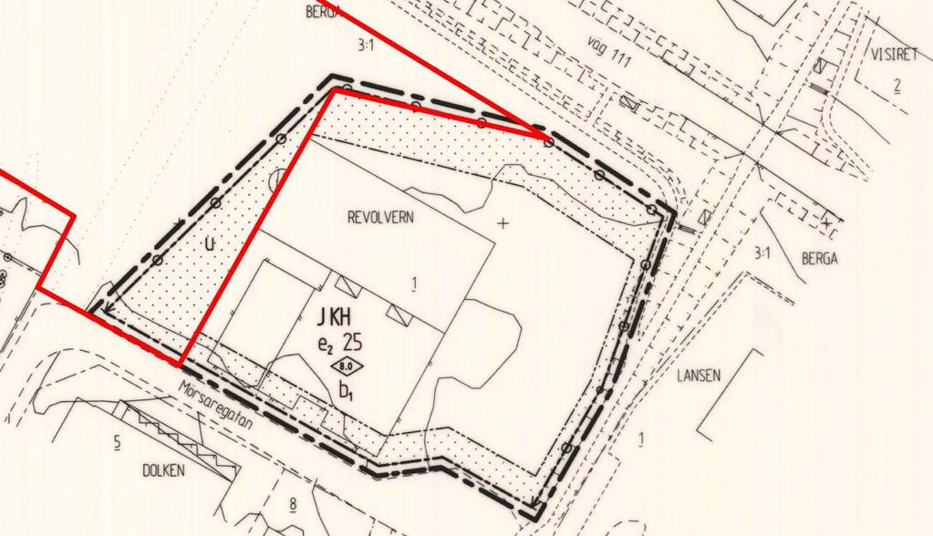 På andra sidan länsväg 111 är detaljplanen för Kulan 1 m.fl. (16790), laga kraft 15 juli 2010, under genomförande.