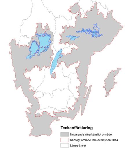 Datum 2015-09-17 4 (4) Bilaga 1: Förklaringar till begrepp Känsliga områden Enligt EU:s nitratdirektiv ska varje land utse vilka områden i landet som är extra känsliga för påverkan av nitrater från