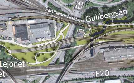 Samtidigt har Trafikverket utrett möjligheten att anordna en tillfartsväg till EuroMaints depå öster om väg E6 som en förlängning av ny tillfartsväg till