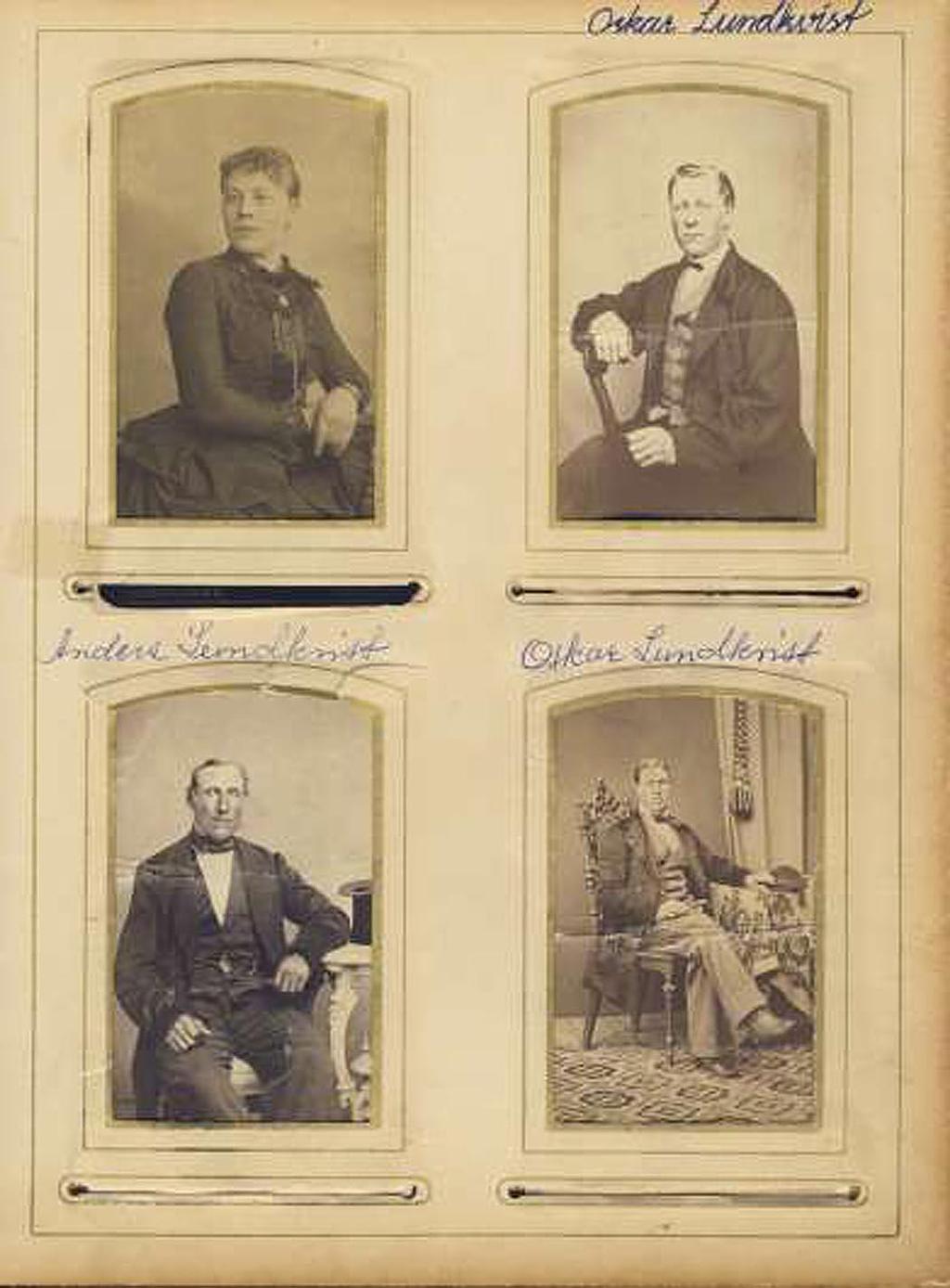 Porträttfotona kom 1860 Hösten 1860 kom en teknik till Sverige som gjorde det möjligt att enkelt och billigt mångfaldiga pappersfotografier utifrån ett negativ av glas.