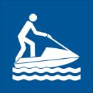 Segling tillåten S403 Brädsegling tillåten S404 Vattenskidåkning