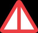 Tecken för ljudsignal som avges med signalhorn