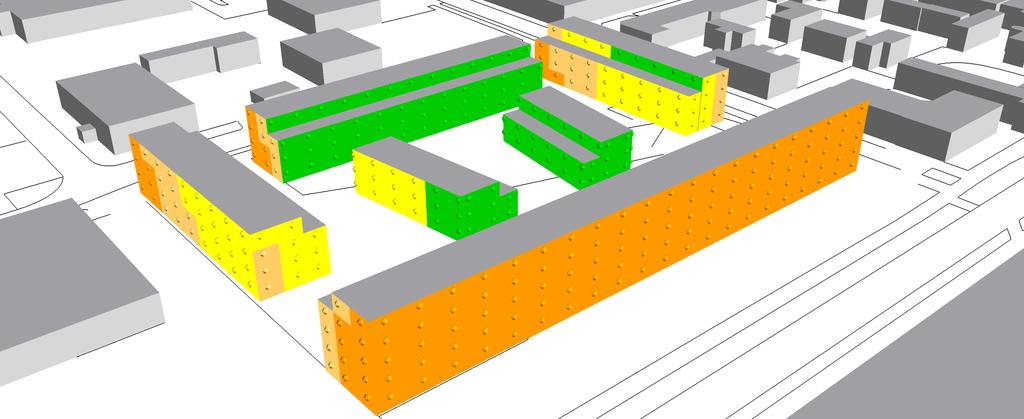 Kv Drotten 10, Jönköping Situation framtidsprognos Dygnsekvivalent ljudnivå vid fasader