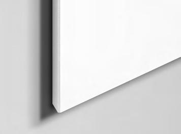 Skrivtavlor - Whiteboard Air whiteboard Magnetbärande glasemaljerad skrivtavla med vita fasade kanter istället för en traditionell ram, något som ger rena linjer och en svävande