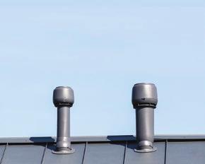 S-serie för installation på plan yta S-seriens takfläktar och frånluftshuvar är designade för att installeras på en samlingslåda e.dyl, en ljuddämpare eller på annat horisontellt underlag.