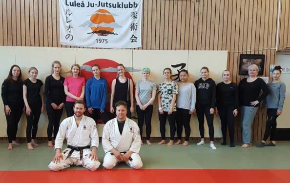 Lördag den 18 februari kom Mikael Johansson från Goshin självförsvar, Boden Bushido Center för att hålla ett pass för de som var intresserade.