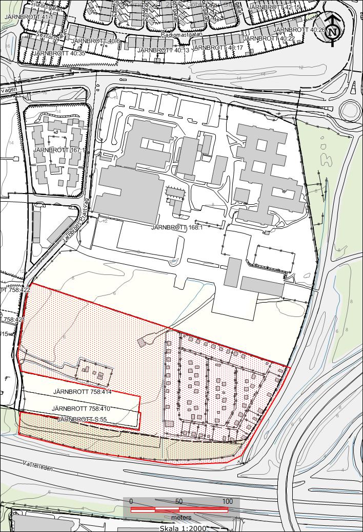 Detaljkarta Bilaga 1 till tjänsteutlåtande till