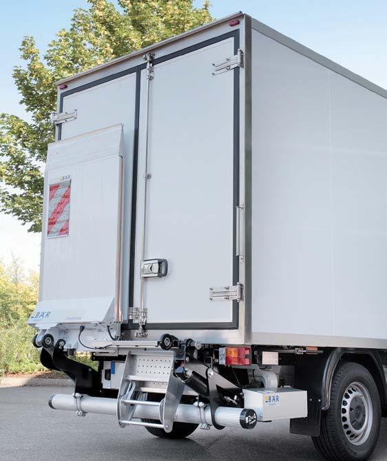 Bär Cargolift FreeAccess BC 750 A2L Den flexibla lösningen för den lätta lastbilsklassen Stark i alla situationer och utrustad med en rad praktiska tillbehör i standardutförandet