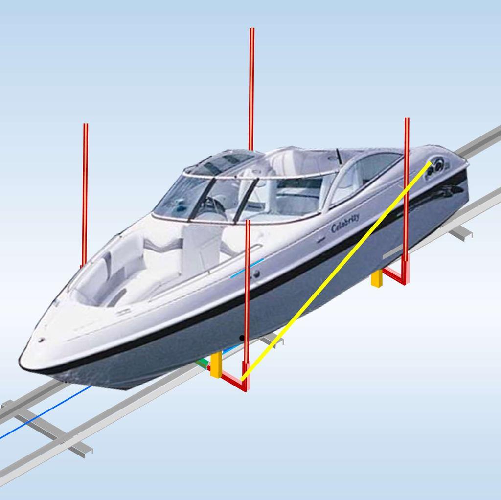 Instruktioner Ta upp din båt Kör båten försiktigt upp på båtslipen, guide-rören styr dig rätt.