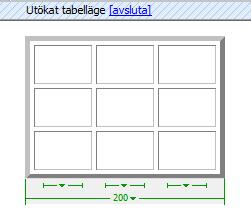 Du kan formatera tabeller i stort sett hur du vill.