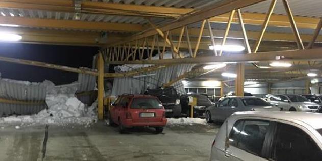 7.2 Parkeringsgarage För parkeringshuset på Björkskatan i Luleå rasade taket in den 21:a mars 2018.