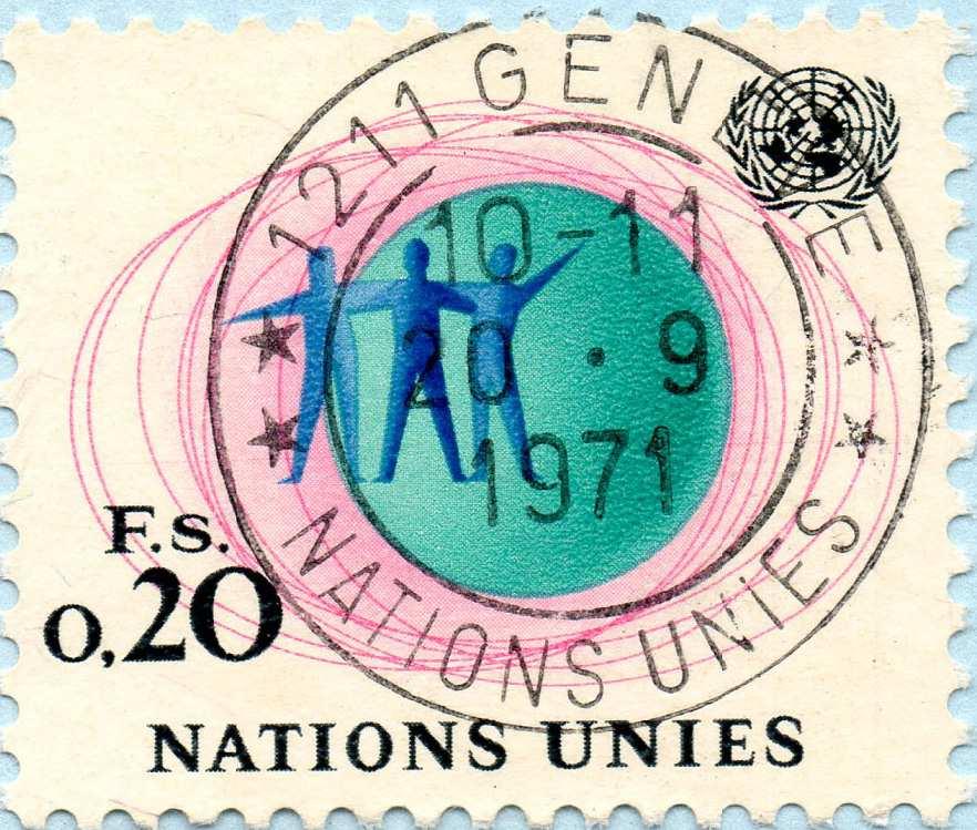 som gavs ut för FN i Genève skulle ha schweizisk valuta.