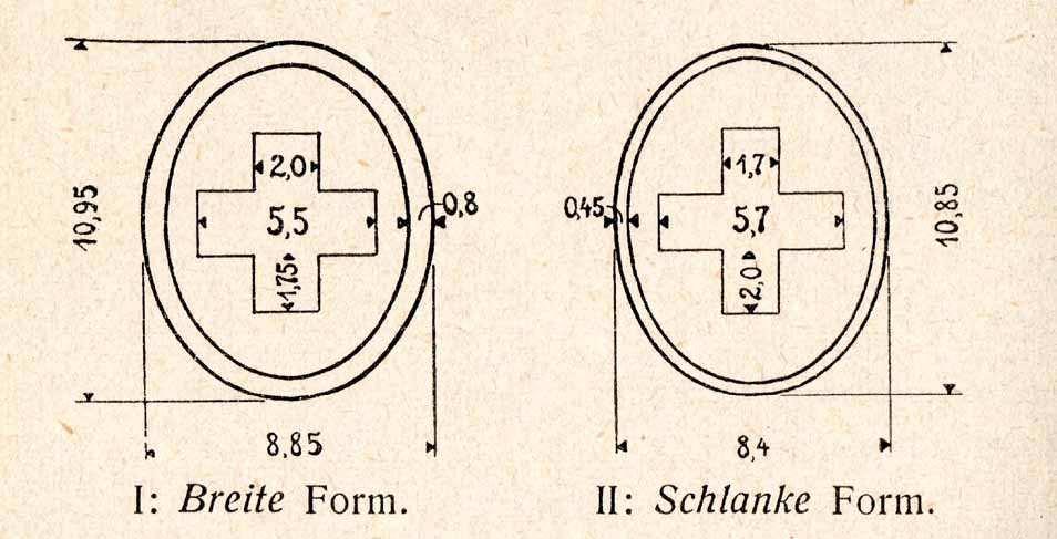 Den sista serien gavs ut 1938 Kors över värdesköld 1882 kom ett frimärke "Kors över värdesköld" (Edsförbundets kors).