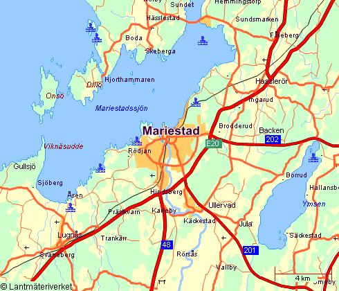 Råö ligger på Onsalahalvön söder om Göteborg i Hallands län, se figur 15. Dessutom har mätningar utförda i Göteborg ingått i utvärderingen. Figur 15.