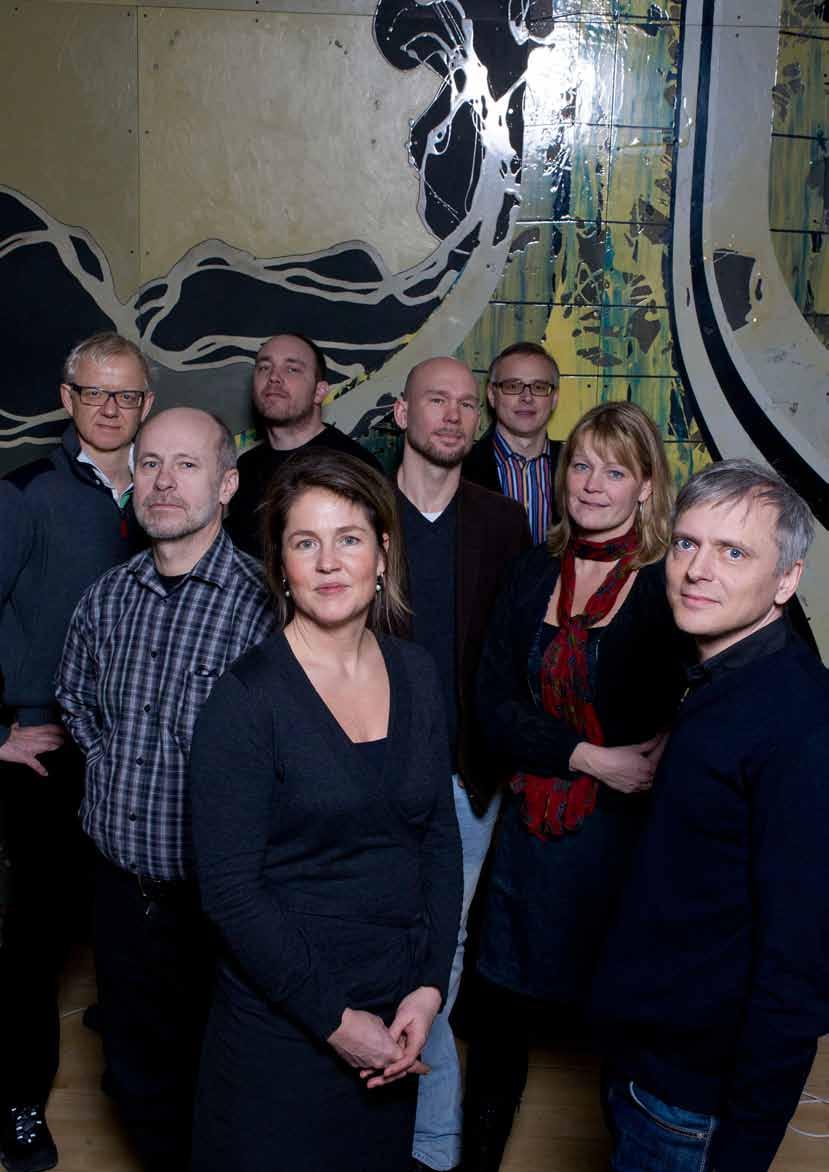 Från vänster till höger: professor Per Artursson (Uppsala universitet), doktor Martin Haraldsson (Karolinska Institutet), doktor Lars Johansson (Karolinska Institutet), doktor Annika Jenmalm Jensen