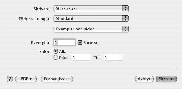 ut från tillbehörsprogrammet TextEdit i Mac OS X.