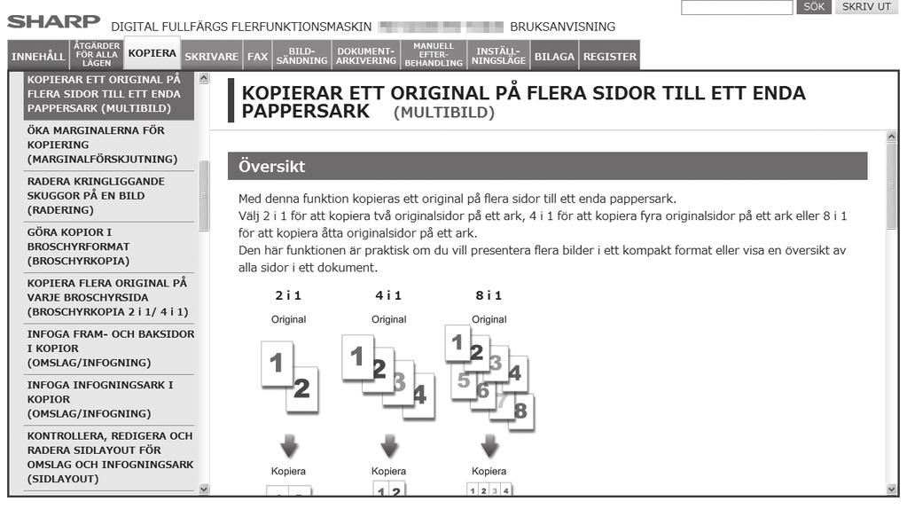 DIGITALT MULTIFUNKTIONELLT FULLFÄRGSSYSTEM Installationshandbok INNAN DU INSTALLERAR PROGRAMVARAN Bruksanvisning (PC) KONFIGURERING I WINDOWS-MILJÖ Kan laddas ned från maskinen till en dator och