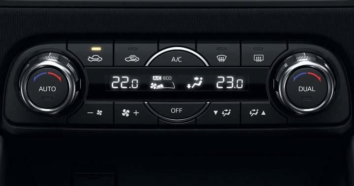kurvljus Automatisk avbländningsfunktion för helljus Parkeringssensor, fram och bak Avfrostare för vindrutetorkare Automatiska, elmanövrerade ytterbackspeglar Head up-display i färg fällbar Smart