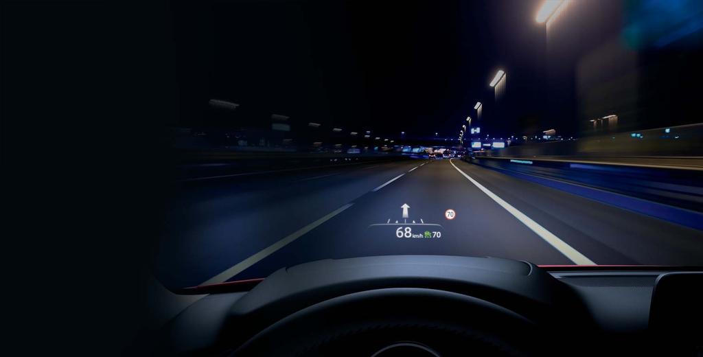 Cruise Control (automatversioner har start- och stoppfunktion) Smart Brake Support Active Driving Display med projicering på vindrutan Metallica-lack Integrerad navigering med vägskyltsavläsning
