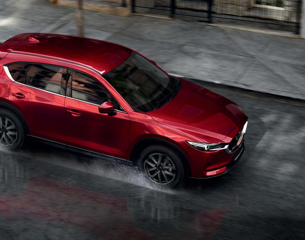 F R Å N V Å R A H Ä N D E R T I L L D I N A Tack vare Mazdas prisbelönta design KODO Soul of Motion är CX-5 både snygg, elegant och kraftfull.