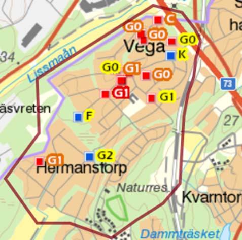 cykel fick kryssa mellan bilar som backade eller stod och blockerade vägen. Intrycket var att denna plats omedelbart måste åtgärdas för att säkra gång- och cykelvägen till skolan.